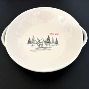 Strawberry Street Christmas Casserole Dish/Pie Plate
“Winter Wishes” Pottery